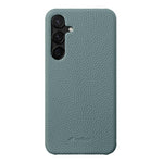 Custodia per telefono Melkco in vera pelle con texture litchi e chiusura magnetica, copertura parziale., For Samsung Galaxy S24 5G