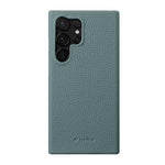 Custodia per telefono Melkco in vera pelle con texture litchi e chiusura magnetica, copertura parziale., For Samsung Galaxy S25 Ultra 5G, For Samsung Galaxy S24 Ultra 5G, For Samsung Galaxy S24+ 5G