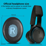 XDcase 1 paio di cuscinetti auricolari di ricambio in similpelle proteica per cuffie con strumento di rimozione, For Bose OE2 / OE2i