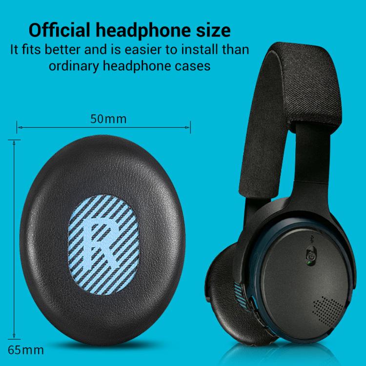 XDcase 1 paio di cuscinetti auricolari di ricambio in similpelle proteica per cuffie con strumento di rimozione, For Bose OE2 / OE2i