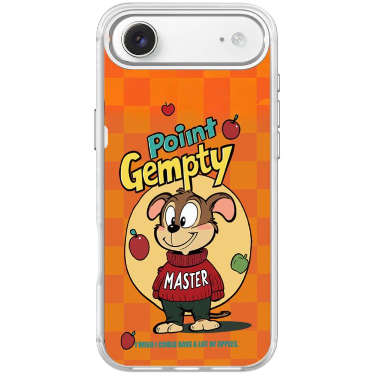 Custodia magnetica per telefono con motivo a cane rosso e verde e mela., For iPhone 17 Pro Max, For iPhone 17 Pro, For iPhone 17, For iPhone Air