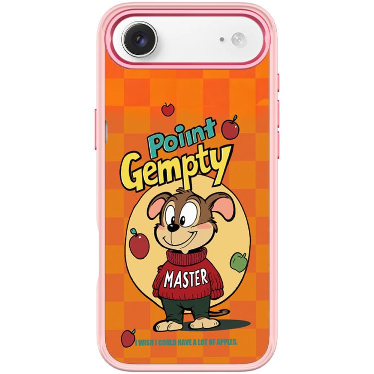 Custodia magnetica per telefono con motivo a cane rosso e verde e mela., For iPhone 17 Pro Max, For iPhone 17 Pro, For iPhone 17, For iPhone Air