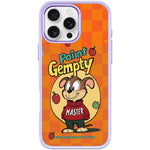 Custodia magnetica per telefono con motivo a cane rosso e verde e mela., For iPhone 16 Pro Max, For iPhone 16 Pro, For iPhone 16 Plus, For iPhone 16
