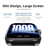 Smartwatch GTS12 con ampio schermo Ultra HD da 1,96 pollici, chiamate Bluetooth e supporto per il monitoraggio della salute.