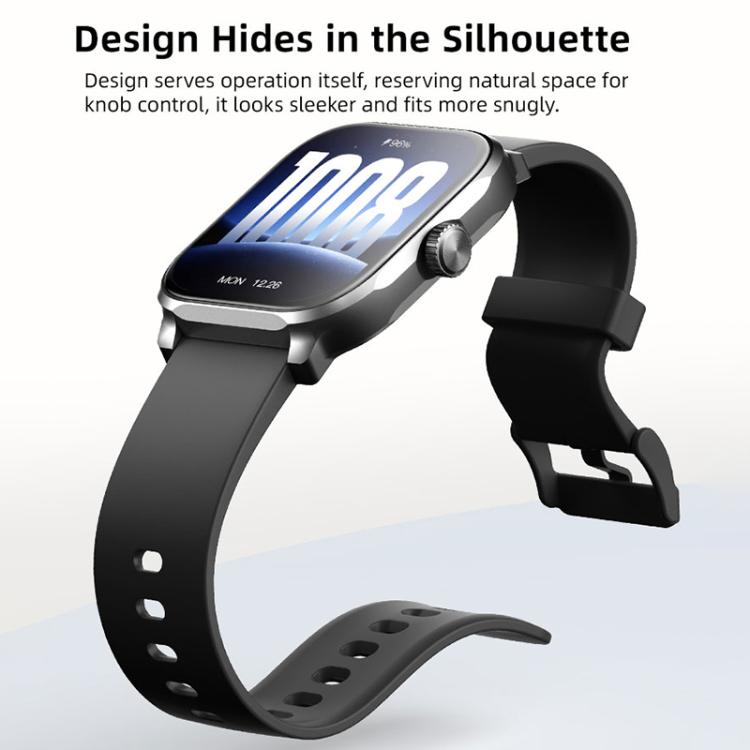 Smartwatch GTS12 con ampio schermo Ultra HD da 1,96 pollici, chiamate Bluetooth e supporto per il monitoraggio della salute.