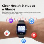 Smartwatch GTS12 con ampio schermo Ultra HD da 1,96 pollici, chiamate Bluetooth e supporto per il monitoraggio della salute.