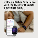 Smartwatch GTS12 con ampio schermo Ultra HD da 1,96 pollici, chiamate Bluetooth e supporto per il monitoraggio della salute.
