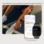 Smartwatch GTS12 con ampio schermo Ultra HD da 1,96 pollici, chiamate Bluetooth e supporto per il monitoraggio della salute.