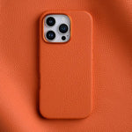 Custodia per telefono Melkco in vera pelle con texture litchi, magnetica e copertura completa., For iPhone 16 Pro Max, For iPhone 16 Pro, For iPhone 16 Plus