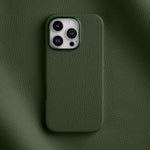 Custodia per telefono Melkco in vera pelle con texture litchi, magnetica e copertura completa., For iPhone 16 Pro Max, For iPhone 16 Pro, For iPhone 16 Plus