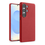 Custodia per telefono Melkco in vera pelle con texture litchi e copertura totale magnetica., For Samsung Galaxy S25 5G, For Samsung Galaxy S25+ 5G, For Samsung Galaxy S25 Ultra 5G