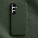 Custodia per telefono Melkco in vera pelle con texture litchi e copertura totale magnetica., For Samsung Galaxy S25 5G, For Samsung Galaxy S25+ 5G, For Samsung Galaxy S25 Ultra 5G