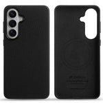 Custodia per telefono Melkco in vera pelle con texture litchi e copertura totale magnetica., For Samsung Galaxy S26+ 5G, For Samsung Galaxy S26 Ultra 5G, For Samsung Galaxy S26 5G