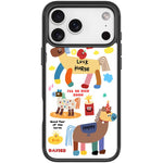 Custodia per telefono magnetica con motivo "Diventa ricco subito", For iPhone 17 Pro Max, For iPhone 17 Pro, For iPhone 17, For iPhone Air