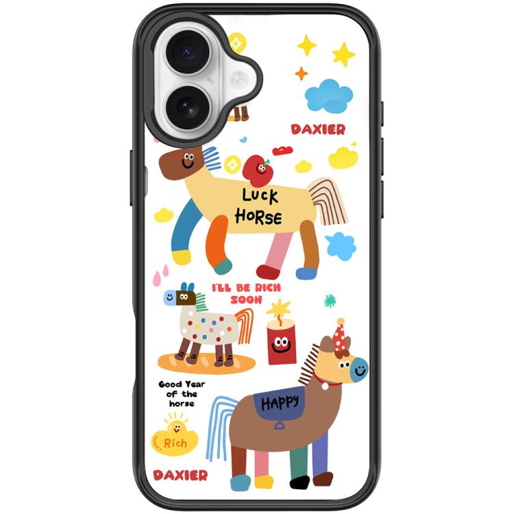 Custodia per telefono magnetica con motivo "Diventa ricco subito", For iPhone 17 Pro Max, For iPhone 17 Pro, For iPhone 17, For iPhone Air