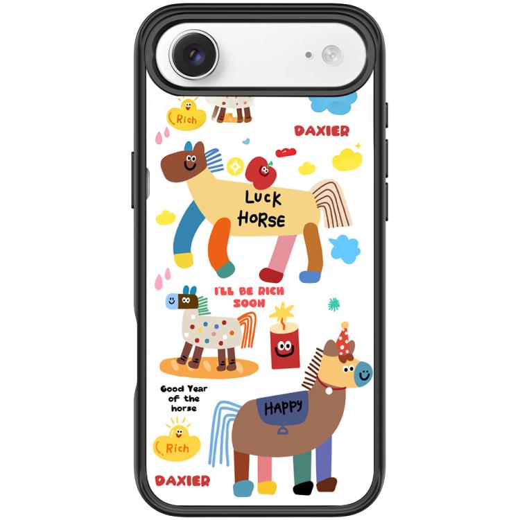 Custodia per telefono magnetica con motivo "Diventa ricco subito", For iPhone 17 Pro Max, For iPhone 17 Pro, For iPhone 17, For iPhone Air