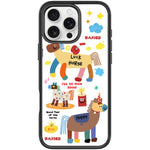 Custodia per telefono magnetica con motivo "Diventa ricco subito", For iPhone 16 Pro Max, For iPhone 16 Pro, For iPhone 16 Plus, For iPhone 16