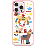 Custodia per telefono magnetica con motivo "Diventa ricco subito", For iPhone 16 Pro Max, For iPhone 16 Pro, For iPhone 16 Plus, For iPhone 16