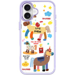 Custodia per telefono magnetica con motivo "Diventa ricco subito", For iPhone 16 Pro Max, For iPhone 16 Pro, For iPhone 16 Plus, For iPhone 16