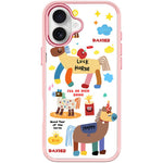 Custodia per telefono magnetica con motivo "Diventa ricco subito", For iPhone 16 Pro Max, For iPhone 16 Pro, For iPhone 16 Plus, For iPhone 16