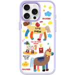 Custodia per telefono magnetica con motivo "Diventa ricco subito", For iPhone 15 Pro Max, For iPhone 15 Pro