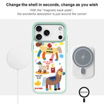 Custodia per telefono magnetica con motivo "Diventa ricco subito", For iPhone 16 Pro Max, For iPhone 16 Pro, For iPhone 16 Plus, For iPhone 16