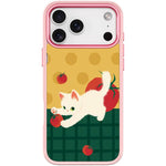 Custodia magnetica per telefono con motivo a gatto e pomodoro, For iPhone 17 Pro Max, For iPhone 17 Pro, For iPhone 17, For iPhone Air