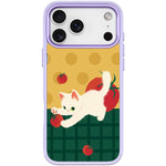 Custodia magnetica per telefono con motivo a gatto e pomodoro, For iPhone 17 Pro Max, For iPhone 17 Pro, For iPhone 17, For iPhone Air