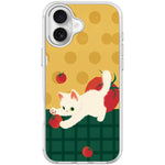 Custodia magnetica per telefono con motivo a gatto e pomodoro, For iPhone 17 Pro Max, For iPhone 17 Pro, For iPhone 17, For iPhone Air