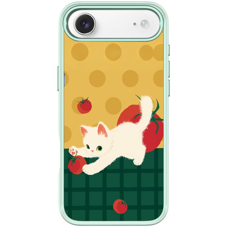 Custodia magnetica per telefono con motivo a gatto e pomodoro, For iPhone 17 Pro Max, For iPhone 17 Pro, For iPhone 17, For iPhone Air