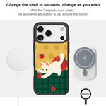 Custodia magnetica per telefono con motivo a gatto e pomodoro, For iPhone 17 Pro Max, For iPhone 17 Pro, For iPhone 17, For iPhone Air