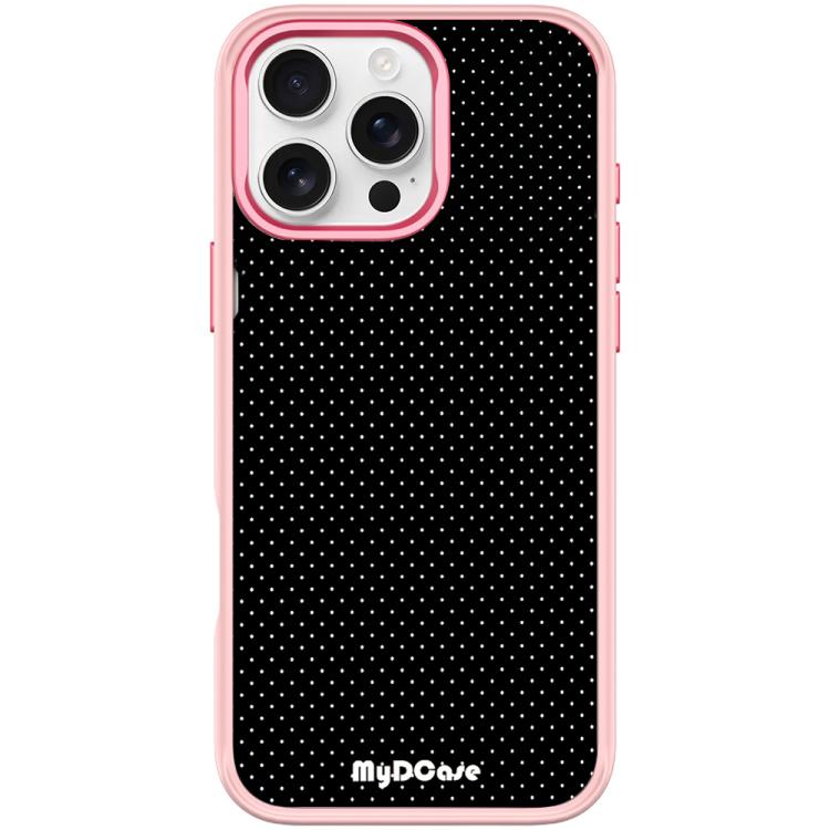 Custodia magnetica per telefono con motivo a pois neri, For iPhone 16 Pro Max, For iPhone 16 Pro, For iPhone 16 Plus, For iPhone 16