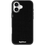 Custodia magnetica per telefono con motivo a pois neri, For iPhone 16 Pro Max, For iPhone 16 Pro, For iPhone 16 Plus, For iPhone 16
