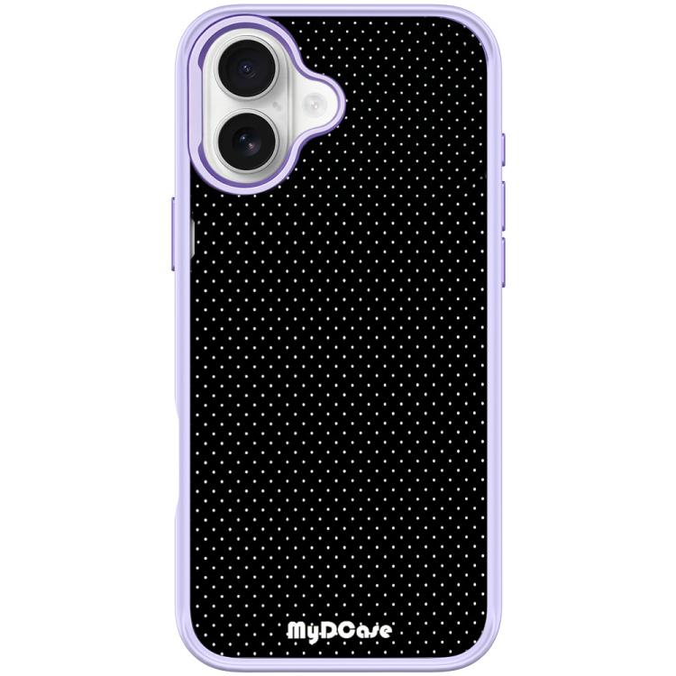 Custodia magnetica per telefono con motivo a pois neri, For iPhone 16 Pro Max, For iPhone 16 Pro, For iPhone 16 Plus, For iPhone 16
