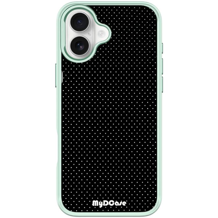 Custodia magnetica per telefono con motivo a pois neri, For iPhone 16 Pro Max, For iPhone 16 Pro, For iPhone 16 Plus, For iPhone 16