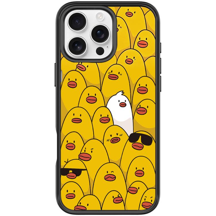 Custodia magnetica per telefono con motivo anatra gialla, For iPhone 16 Pro Max, For iPhone 16 Pro, For iPhone 16 Plus, For iPhone 16