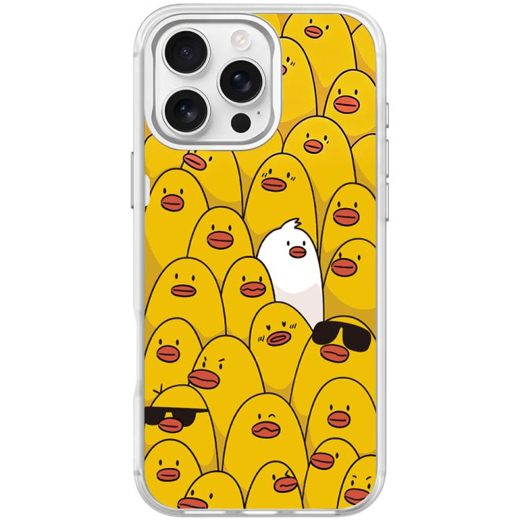 Custodia magnetica per telefono con motivo anatra gialla, For iPhone 16 Pro Max, For iPhone 16 Pro, For iPhone 16 Plus, For iPhone 16