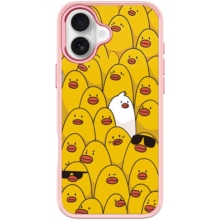 Custodia magnetica per telefono con motivo anatra gialla, For iPhone 16 Pro Max, For iPhone 16 Pro, For iPhone 16 Plus, For iPhone 16