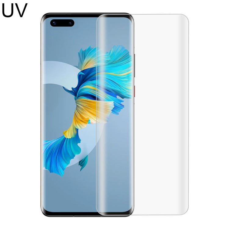 Pellicola protettiva UV curva a schermo intero 9H 3D, For Huawei Mate 40 / Mate 40E 5G / Mate 40E 4G, For Huawei Mate 40 Pro+