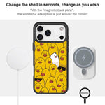 Custodia magnetica per telefono con motivo anatra gialla, For iPhone 16 Pro Max, For iPhone 16 Pro, For iPhone 16 Plus, For iPhone 16
