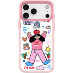 Custodia magnetica per telefono con motivo "Bambina di Apple"., For iPhone 17 Pro Max, For iPhone 17 Pro, For iPhone 17, For iPhone Air