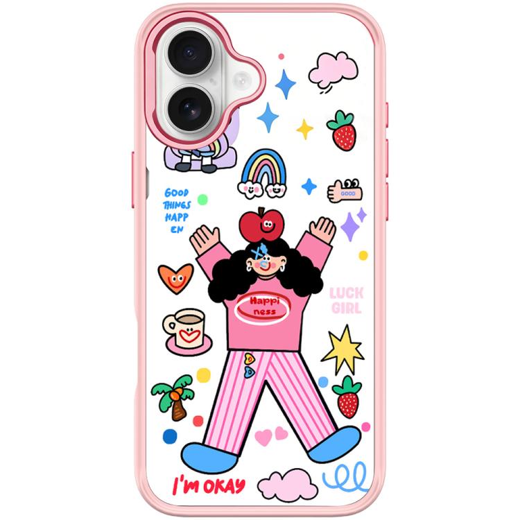 Custodia magnetica per telefono con motivo "Bambina di Apple"., For iPhone 17 Pro Max, For iPhone 17 Pro, For iPhone 17, For iPhone Air