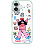 Custodia magnetica per telefono con motivo "Bambina di Apple"., For iPhone 17 Pro Max, For iPhone 17 Pro, For iPhone 17, For iPhone Air