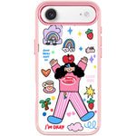 Custodia magnetica per telefono con motivo "Bambina di Apple"., For iPhone 17 Pro Max, For iPhone 17 Pro, For iPhone 17, For iPhone Air