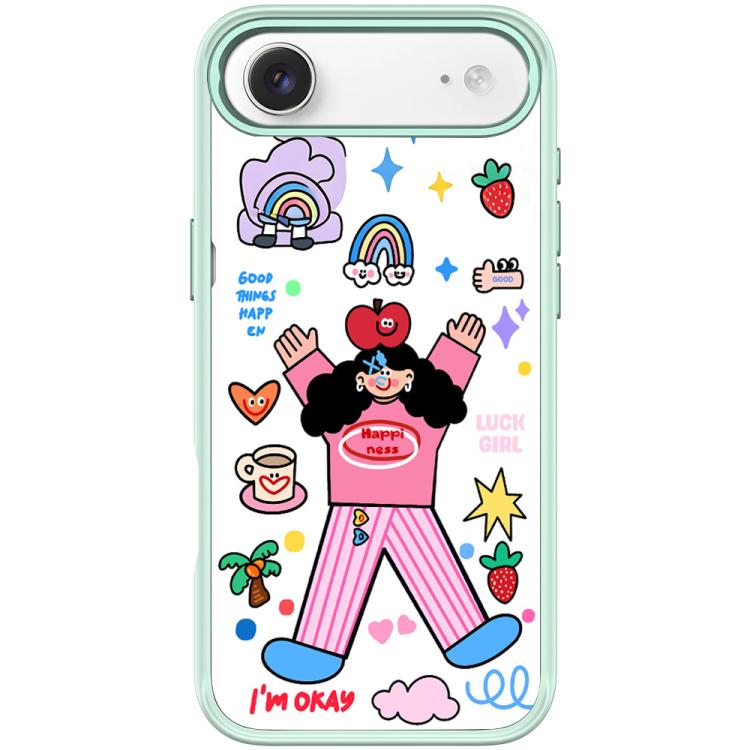 Custodia magnetica per telefono con motivo "Bambina di Apple"., For iPhone 17 Pro Max, For iPhone 17 Pro, For iPhone 17, For iPhone Air