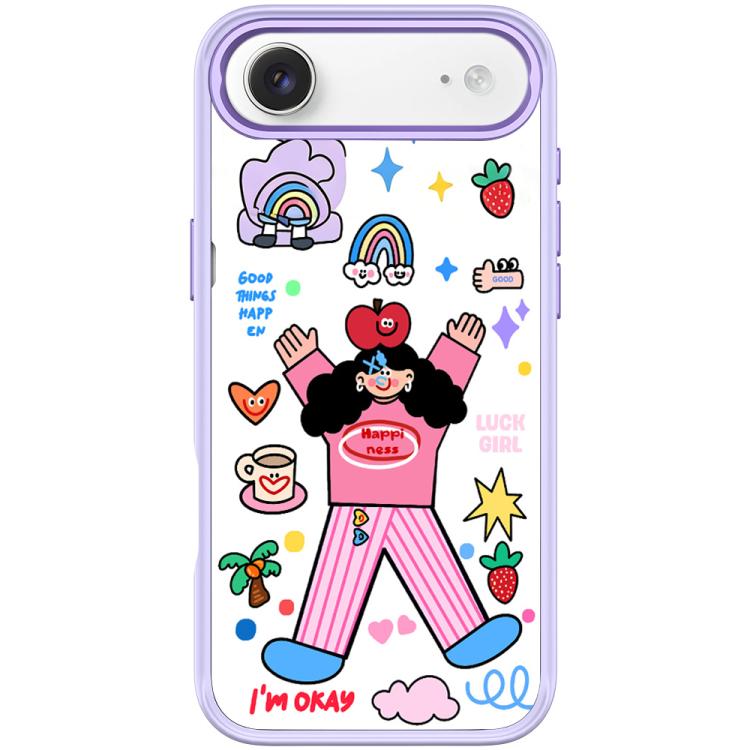 Custodia magnetica per telefono con motivo "Bambina di Apple"., For iPhone 17 Pro Max, For iPhone 17 Pro, For iPhone 17, For iPhone Air