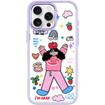 Custodia magnetica per telefono con motivo "Bambina di Apple"., For iPhone 16 Pro Max, For iPhone 16 Pro, For iPhone 16 Plus, For iPhone 16