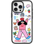 Custodia magnetica per telefono con motivo "Bambina di Apple"., For iPhone 15 Pro Max, For iPhone 15 Pro