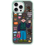 Custodia magnetica per telefono con motivo American Girl, For iPhone 16 Pro Max, For iPhone 16 Pro, For iPhone 16 Plus, For iPhone 16