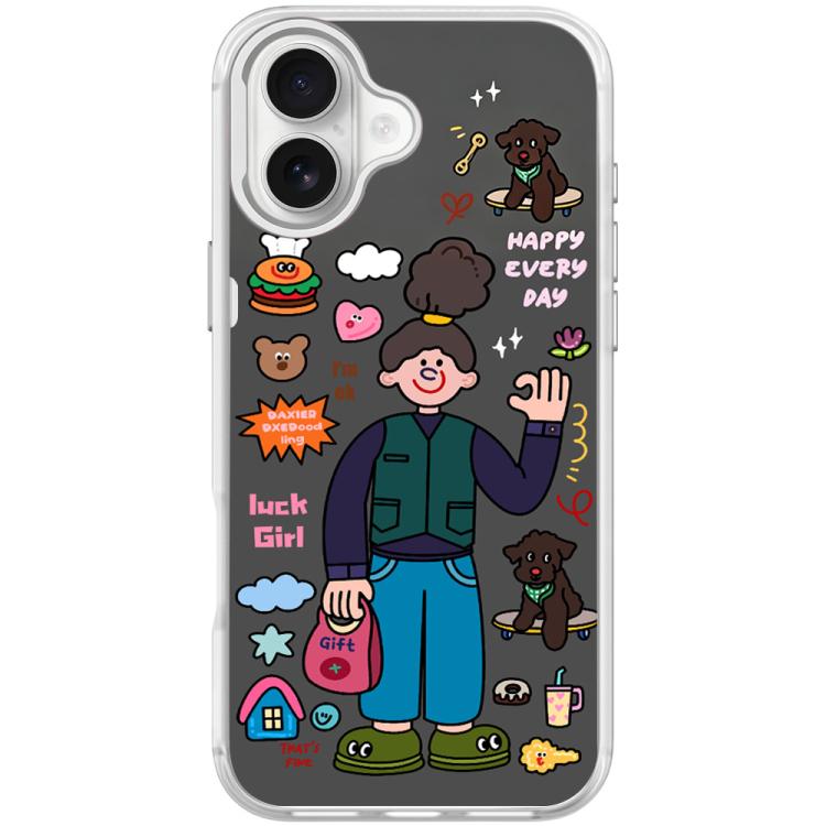 Custodia magnetica per telefono con motivo American Girl, For iPhone 16 Pro Max, For iPhone 16 Pro, For iPhone 16 Plus, For iPhone 16
